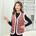 Trendikas soe fliisvoodriga vest, ideaalne riietus naistele XXL roosa