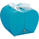 V&otilde;lutud t&otilde;eline roos karbis Romantilised kingitused talle s&otilde;brap&auml;evaks emadep&auml;eva s&uuml;nnip&auml;evapeo festivali kinkekarp 15x13x10.5cm sinine