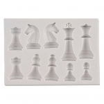 DIY koogivormi toiduklassi BPA-vaba kuumakindel mittenakkuva malekujuline &scaron;okolaadivormi k&ouml;&ouml;gitarvikud valge