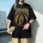 Electric Wizard Possessed Print T-s&auml;rk Unisex Naiste Rock Pure Cotton T-s&auml;rk Crewneck Crewneck Crewneck Casual Black T-s&auml;rgid Unisex Black Streetwear L