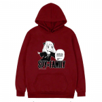 Anime Pusad Kawaii Forger Anya Spy X Family Kawaii Unisexga Graafiline dressipluus pikkade varrukatega Harajuku dressipluusid Cartoon kapuuts L