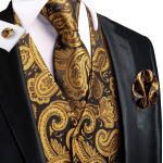 Hi-Tie Tuxedo vest meestele, &uuml;likond, vest kaelaside, taskur&auml;tik, mansetin&ouml;&ouml;bid pulma&auml;ri jaoks 2XL