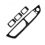 4 tk s&uuml;sinikkiust akna t&otilde;stepaneeli l&uuml;liti raami kleebised BMW X5 E70 X6 E71 jaoks must