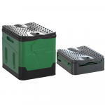 Kaasaskantav kokkupandav v&auml;lik&auml;imla kaanega matkapott matkamiseks Toilet armee roheline v&auml;rv