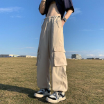 Meeste 6XL 7XL 8XL Suurem&otilde;&otilde;tmelised Quick Dry Rohelised Merev&auml;rvi p&uuml;ksid Cargo P&uuml;ksid P&uuml;ksid Harem Laia s&auml;&auml;rega dressip&uuml;ksid Meestele Korea suveriided 2XL beež