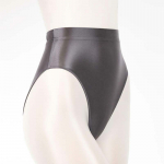 1 tk Wet Look &otilde;hukesed alusp&uuml;ksid, satiinist l&auml;ikiv pesu G-stringi stringid hingavad hipsteri l&auml;ikiv aluspesu XL