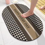 Imav du&scaron;imatt LeopardPrindiga vannimatt Libisemisvastane Kiiresti kuivav Vannitoa vaip Geomeetria K&ouml;&ouml;gi v&auml;lisukse matt Kodu p&otilde;randamatt 40x60cm