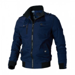 Meeste jakk vabaaja moe pealisjope Meeste jope Meeste kevads&uuml;gis 2024 Uus Stand Up Slim Military Bomber Bomber jope XXL