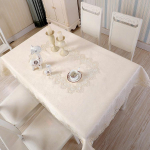 Nordic Light Luxury Table Cloth Tribute Silk Jacquard K&otilde;rgekvaliteediline laudlina Veekindel &otilde;likindel diivanilaualina Padja laudlina 60*60