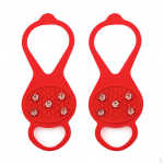 Klambrid Silicone 5 Over Footwear Anti-Slip punane