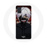 Coque pour Samsung Galaxy A71 Tokyo Ghoul Kaneki Ken Masque Japonais Anime