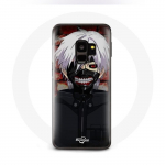 &Uuml;mbris Samsung Galaxy S9 pluss Tokyo Ghoul Kaneki Ken Mask Jaapani anime jaoks
