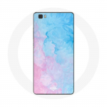 Huawei P8 Lite Roosa &uuml;mbris sinisel taustal