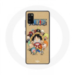 Coque pour Oppo A16 One piece Manga Equipage du Chapeau de Paille