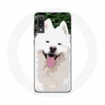 &Uuml;mbris Samsung Galaxy A02 samojeedi valge koerat&otilde;u jaoks