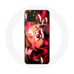 Coque pour Samsung Galaxy A03 Tanjiro Demon Slayer Kimetsu no Yaiba en col&egrave;re