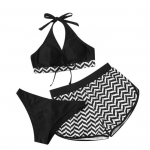 3 tk/komplekt, p&auml;itsed, paelad, elastne v&ouml;&ouml;koht bikiinip&uuml;ksid, lainelise &otilde;mblusega rinnahoidja, madal M punane