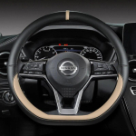 for Nissan Kicks P15 D15 2016~2023 PU Leather Car Steering Wheel Cover D Shape Many Colors Fast Shipping Auto Accessories beež