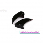 Car Rearview Mirror Trim Decoration Shell Covers For Mercedes Benz CLA class W118 C118 + CLA250 CLA180 CLA200 ABS piano black