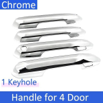 jaoks Toyota RAV4 RAV 4 XA50 2022 l&auml;ikiv must s&uuml;sinikkiud kroom uksek&auml;epideme katte kleebised auto lisatarvikud Chrome