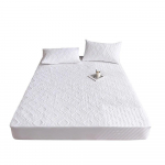 Tepitud veekindel madratsi kate Reljeefne voodipesu Madrats Kaitse Lestavastane Antibakteriaalne Sisseehitatud voodilina ilma padjap&uuml;&uuml;rita 2xPillowcase 48x74cm