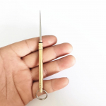 Titaanisulamist v&auml;listingimustes kasutatav EDC hambaork Fruit Fork Camping Tool hambaorki hoidja Titaanist hambaork kuld