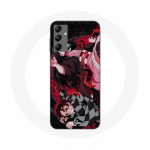 Coque pour Samsung Galaxy A14 5G Demon Slayer Tanjiro Nezuko Attaque Combat - Maniacase