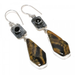 Natural Sonora Sunrise, Spinel Gemstone 925 Sterling Silver Earring 2.92 s9r45