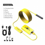 WiFi endoskoobi kaamera 8MM HD1200P IP67 veekindel USB-kontrollboreskoop koos reguleeritava LED-iga Android IOS Iphone PC jaoks Soft Cable(2m)