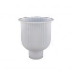 Vaasivorm Mittenakkuv silikoonist k&auml;sit&ouml;&ouml;vorm korduvkasutatav DIY hoiupurk Vorm Triibuline vaasivorm kodukaunistamiseks D