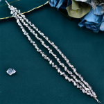 1 tk Elegantne kivist peapael Mitmekihiline l&auml;ikiv kivist juuksepael Pruudijuukse ehete aksessuaarid