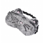 Plush Black Cat Eye Mask Armsad multifilmid Bean Paste K&uuml;&uuml;liku Blackout Magamissilma maskid 24.5cmx15cm