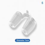 Postoperatiivne rinoplastika ninas&otilde;&otilde;rmete tugi silikoonist vormimine k&otilde;vera nina korrigeerija fiksaator silikageelist ninaklamber 7MM(2PCS)