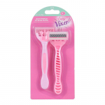 K&auml;sitsi raseerimisnuga Kaenlaalused privaatsed kaenlakarvad h&auml;bemekarvad jalad karvad kogu keha karvade eemaldamise masin naistele Raseerimisnuga 6-kihiline tera terav roosa