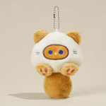 Multifilm loomade v&otilde;tmehoidja rippuv kassiv&otilde;lu pl&uuml;&uuml;snukk ripats kassipoeg pl&uuml;&uuml;&scaron;id pehme topis m&auml;nguasi v&otilde;tmer&otilde;ngas v&otilde;lud seljakoti kaunistus valge