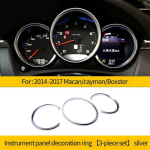 Car dashboard decorative ring strip For Porsche Macan 911 718 Paramera Cayenne car dashboard decorative ring accessories B1 yellow