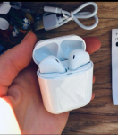 TWS Bluetooth k&otilde;rvaklapid Juhtmeta peakomplekt 6D Hifi puutetundlik k&otilde;rvaklapid Pop Up k&otilde;rvaklapid valge