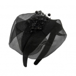 Retro juuksepael naiste pulmade peaees helmed v&otilde;rkdekooriga t&otilde;stetud juukser&otilde;ngas prantsuse stiilis ballipeapael