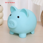 Armas PIGGY Bank Coin Money Plastist sularaha avatav s&auml;&auml;stukarp Kid Pig King 1pc sinine