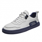 Valged meeste vulkaniseeritud kingad Lamedad kingad New Trend Meeste kingad Suvised hingavad jalutusjalatsid Moodsad k&otilde;ik sobivad meeste lamedad kingad 39