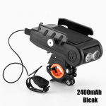 Jalgrattatuled 4-in-1 Jalgrattas&otilde;idu Esituled Mobiiltelefoni Hoidik Signaal Tuled Laetav Aare Jalgrattas&otilde;it Maastikuratta Esituled 4000mAh Red