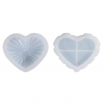 S&uuml;damekujuline kristall-epoksiidist hoiukarbivormid ehete kinke&uuml;mbris silikoonvormid s&auml;ilituskarp vormi silikoonmaterjal