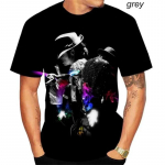 Michael Jacksoni T-s&auml;rk Mehed Naised Mood vabaaja 3D-prindiga T-s&auml;rgid Harajuku Stiilis Suur T-s&auml;rk Hip Hop T&auml;navar&otilde;ivad Topid XXL