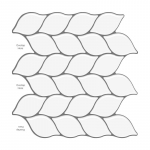 3D PVC seinakleebis Lehtede t&uuml;&uuml;pi plaadikleebis Isekleepuv Veekindel K&ouml;&ouml;k Vannituba Kodu Dekor DIY 30cm X 30cm 6PCS