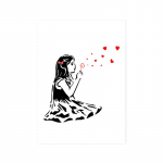 Banksy grafiti kunstiteosed l&otilde;uendimaalid &otilde;hupalli taga ajav v&auml;ike t&uuml;druk plakat ja tr&uuml;kised Moodne popt&auml;nava seinapilt Kodukaunistus 30x40cm No Framed