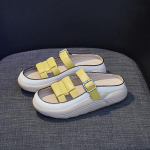 2023. aasta sandaalid, naiste moes, paksu tallaga sandaalid, retro stiilis vabaaja rannajalatsid 37 parkkoor