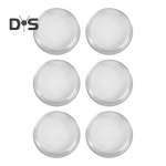 6 tk l&auml;bipaistva ukse korgiga seinakaitse isekleepuv silikoonist uksenupp seinakaitsekilp Kokkup&otilde;rkevastane &uuml;mmarguse kandilise ukse kaitseraua summuti 6pcs Round