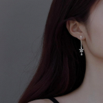 S925 Sterling h&otilde;bedased Pentagrammiga k&otilde;rvar&otilde;ngad Tutt Design Sense XINGX High Sense Frosty stiilis k&otilde;rvar&otilde;ngad 925