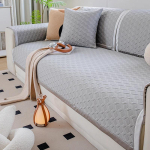 Suvine jahutav tunne diivanimati kate elutuppa libisemiskindel lemmikloomadele lastele diivani libisemiskatted universaalne L-kujuline diivanipadi r&auml;tikud 1 tk 1pc 30x50 pillowcase gray