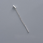 S999 Sterling Silver Letter Rippk&otilde;rvar&otilde;ngad Naiste Tutt L&uuml;hike N&ouml;&ouml;pk&otilde;rvar&otilde;ngas K&otilde;rvatropid K&otilde;rvakett K&otilde;rvar&otilde;ngad